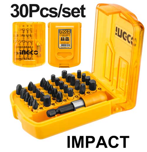 AKSD68303 30PCS 25MM IMPACT SCREWDRIVER BITS SET