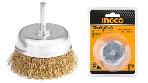WB30501 CUP WIRE BRUSH WITH SHANK