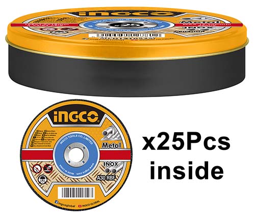 MCD1211525  25 PCS ABRASIVE METAL CUTTING DISC SET 4.5"