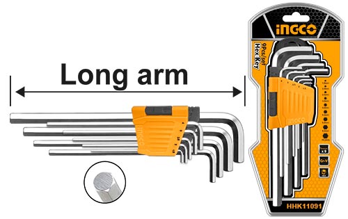 HHK11091 9PCS HEX KEY SET