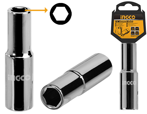 HHAST12123L 1/2" DEEP HEXAGONAL SOCKET 12MM