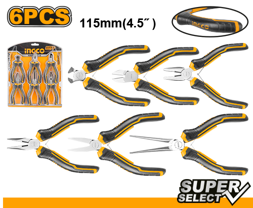 HMPS06115 6PCS  MINI PLIERS SET