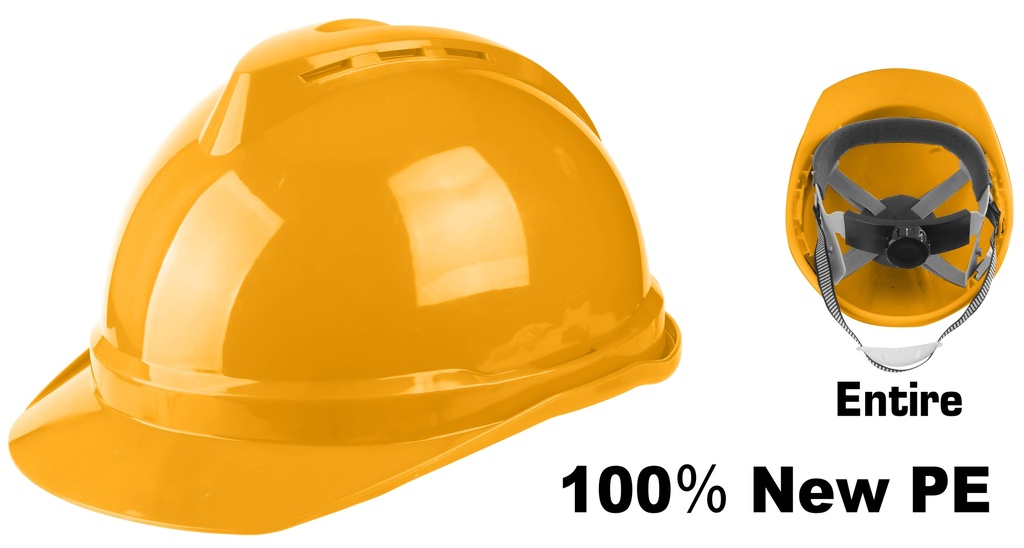 HSH201 SAFETY HELMET YELLOW