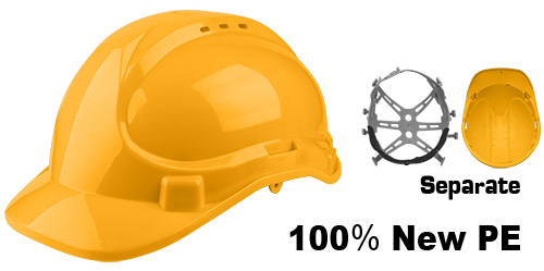 HSH206 SAFETY HELMET YELLOW
