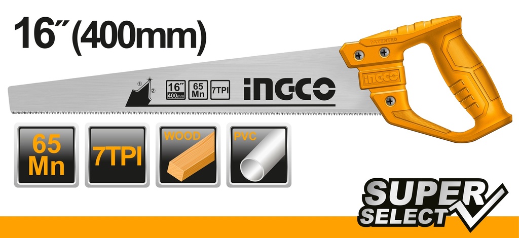 HHAS48400 HAND SAW 16"/400MM