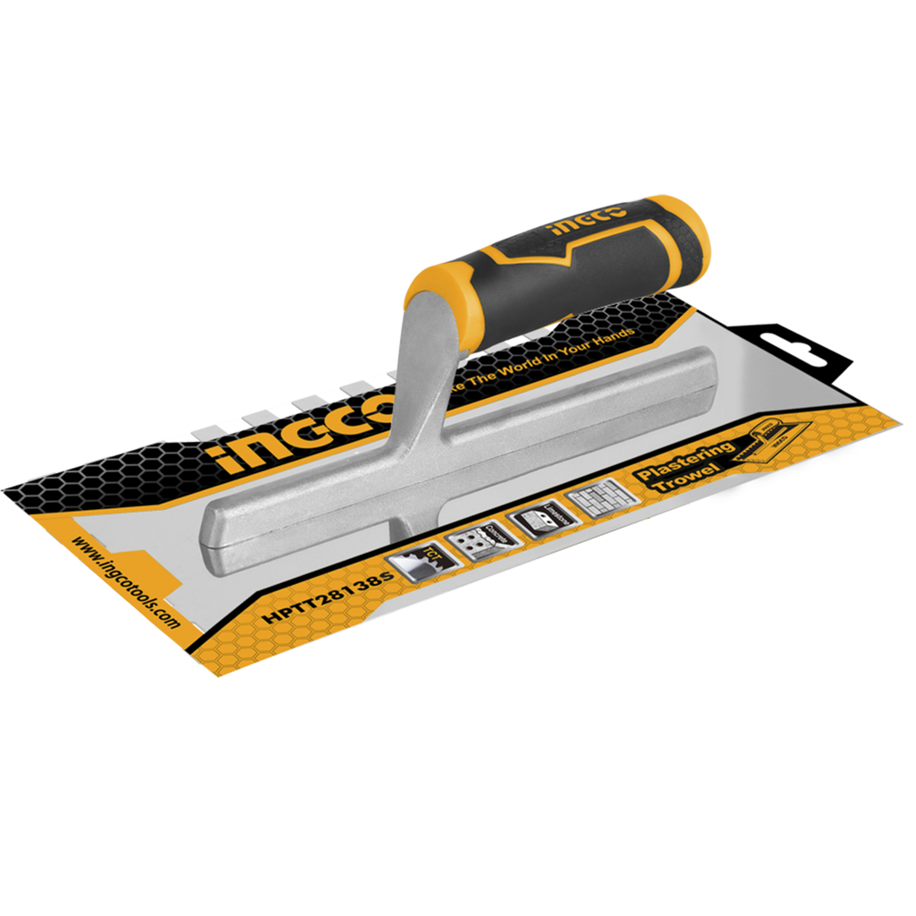 HPTT28138 PLASTERING TROWEL WITH TEETH