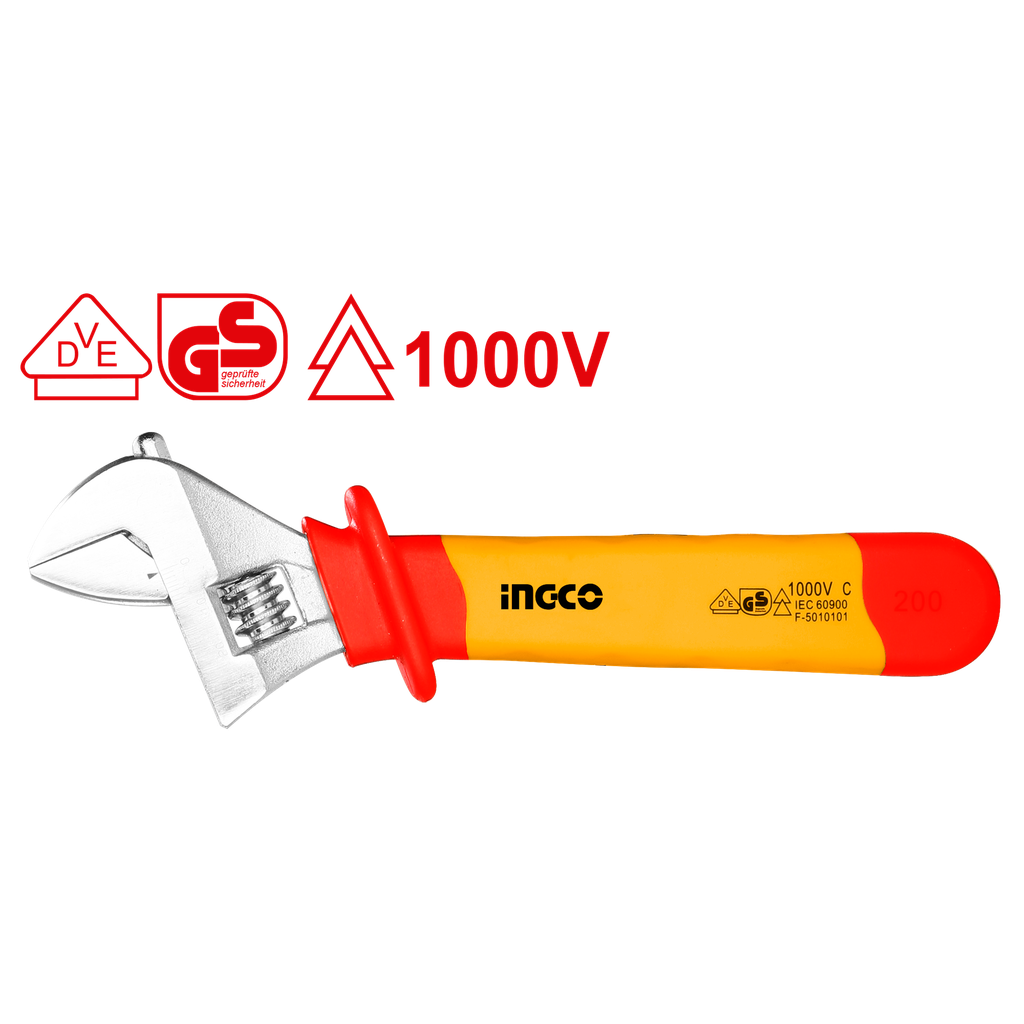 HIADW101 INSULATED ADJUSTABLE WRENCH 10"