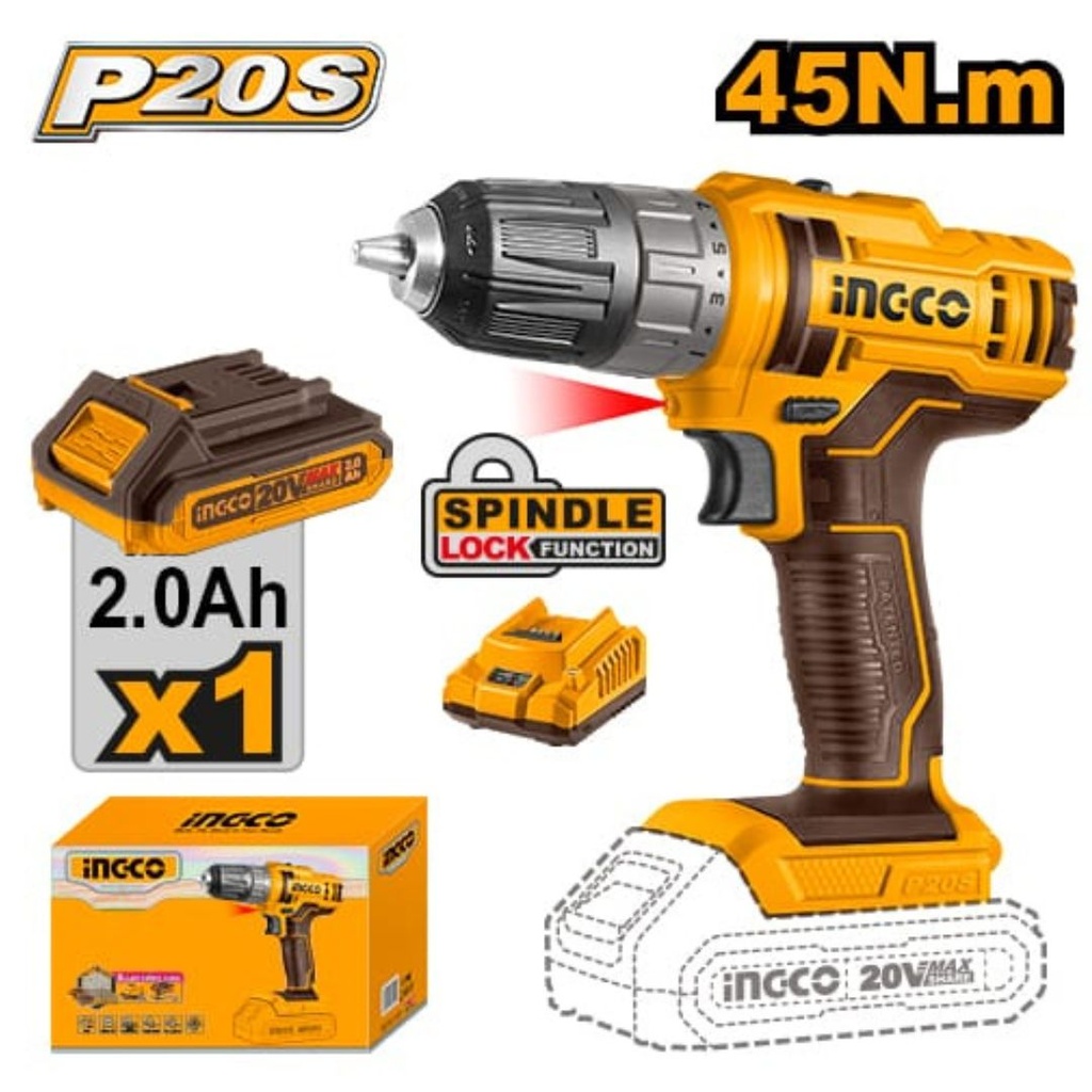 CDLI200518 20V LI-ION CORDLESS DRILL 45Nm