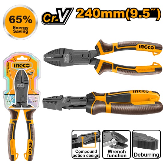 HCCP58240 COMPOUND ACTION COMBIONATION PLIERS 9.5"