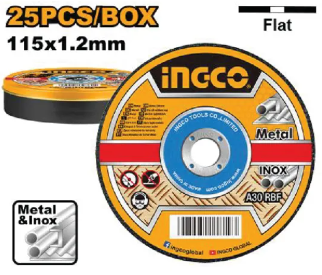 MCD1011525 METAL CUTTING DISC 4.5'' 1.0MM 25PCS