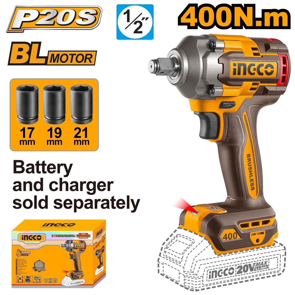 CIWLI20401 CORDLESS IMPACT WRENCH