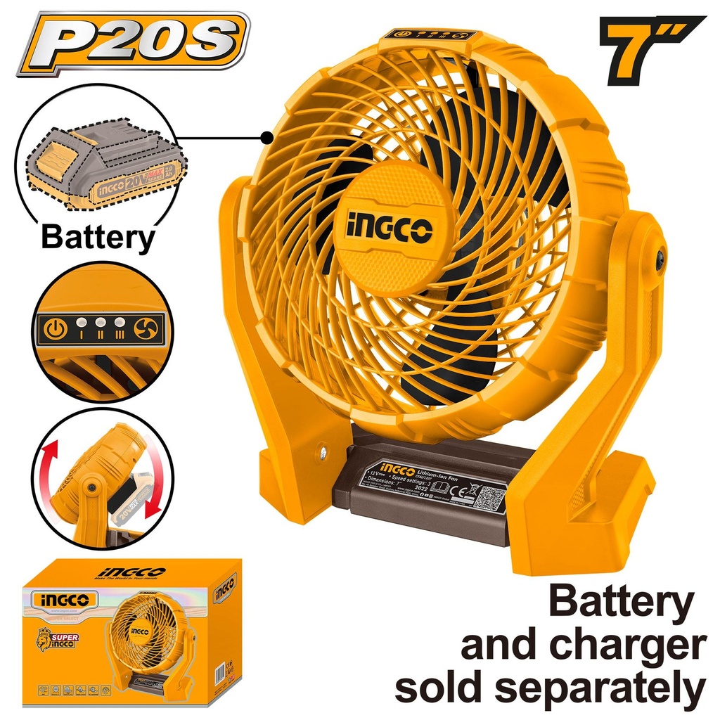 CFALI2007 LITHIUM-ION FAN 20V