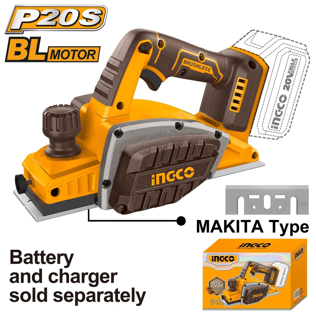 CRLI20401 CORDLESS PLANER 20V