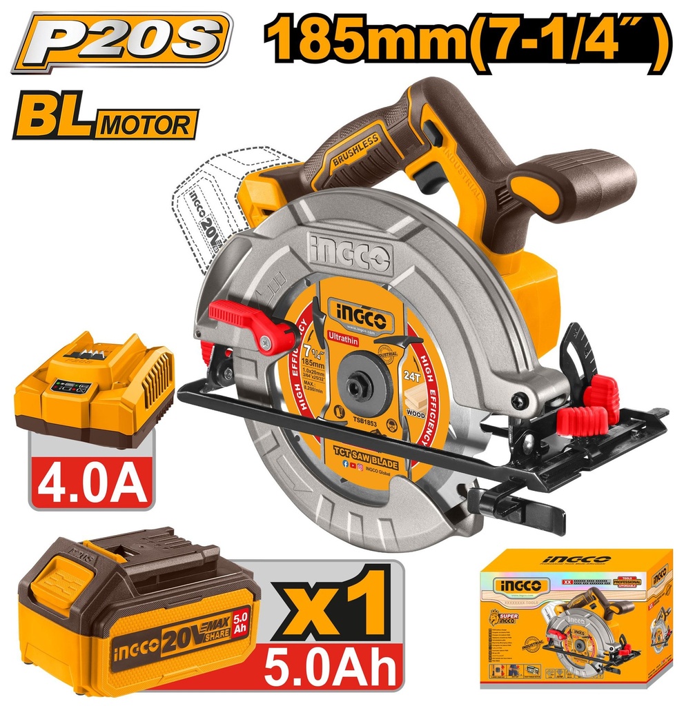 CSLI18513 LITHIUM-ION CIRCULAR SAW 20V