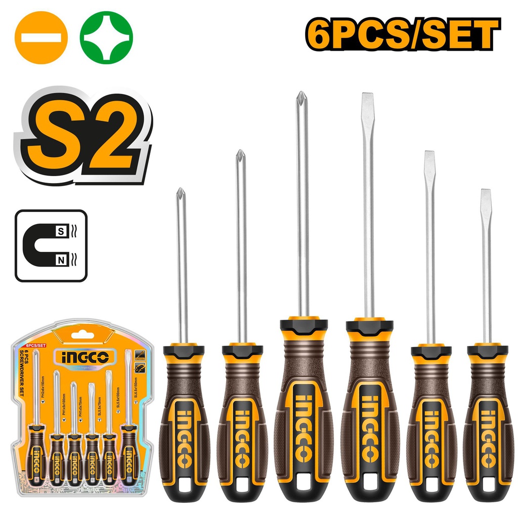 HKSDS0628 6 PCS SCREWDRIVER SET
