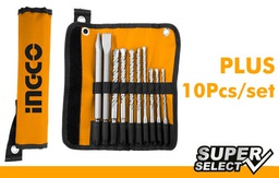 [AKD2101] AKD2101 10PCS DRILL BIT AND CHISEL SET