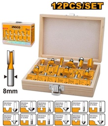 [AKRT1211] AKRT1211 12 PCS ROUTER BIT SET 8MM