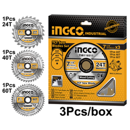 [TSB51852153] TSB51852153 3 PCS TCT SAW BLADE SET 185MM