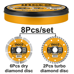 [DMD301153] DMD301153 8 PCS DIAMOND DISC SET 4.5"