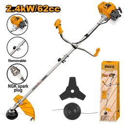 [GBC5624421] GBC5624421 GASOLINE GRASS TRIMMER & BUSH CUTTER 62CC