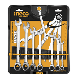 [HKSPAR1081] HKSPAR1081 8 PCS RATCHET SPANNER SET