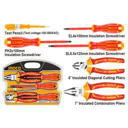 [HKIST3061] HKIST3061 6 PCS INSULATED HAND TOOLS SET