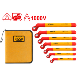 [HKISPA0702] HKISPA0702 7PCS INSULATED RING WRENCH SET