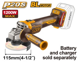 [CAGLI221153] CAGLI221153 CORDLESS LITHIUM-ION ANGLE GRINDER 20V