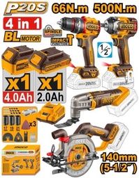 [COSLI241169] COSLI241169 20V LI-ION CORDLESS 4 PCS COMBO KIT