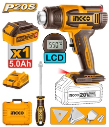 [HGLI20035] HGLI20035 LI-ION HEAT GUN 20V