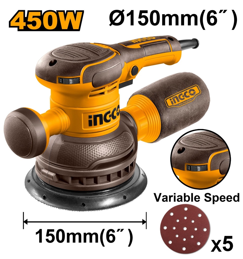 RS4516 ROTARY SANDER 450W | TOOLMANIA | Your Trusted Source For Quality ...